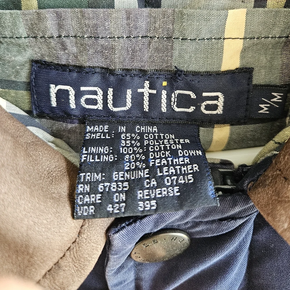 ◾️VINTAGE◾️ Nautica Down-filled Puffer Jacket, Size Medium